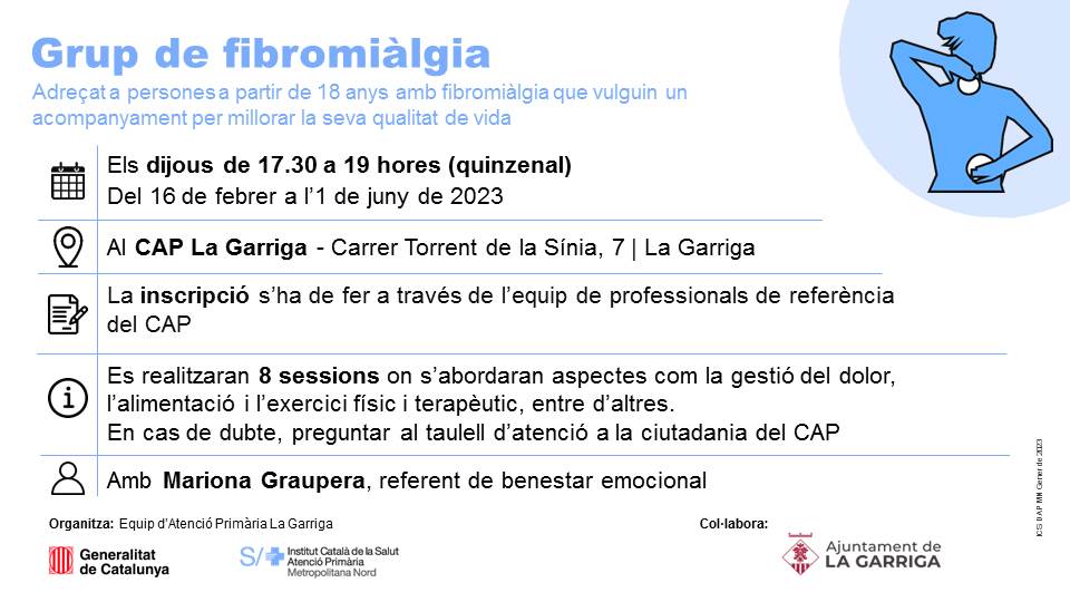 Grup de suport a persones amb fibromiàlgia