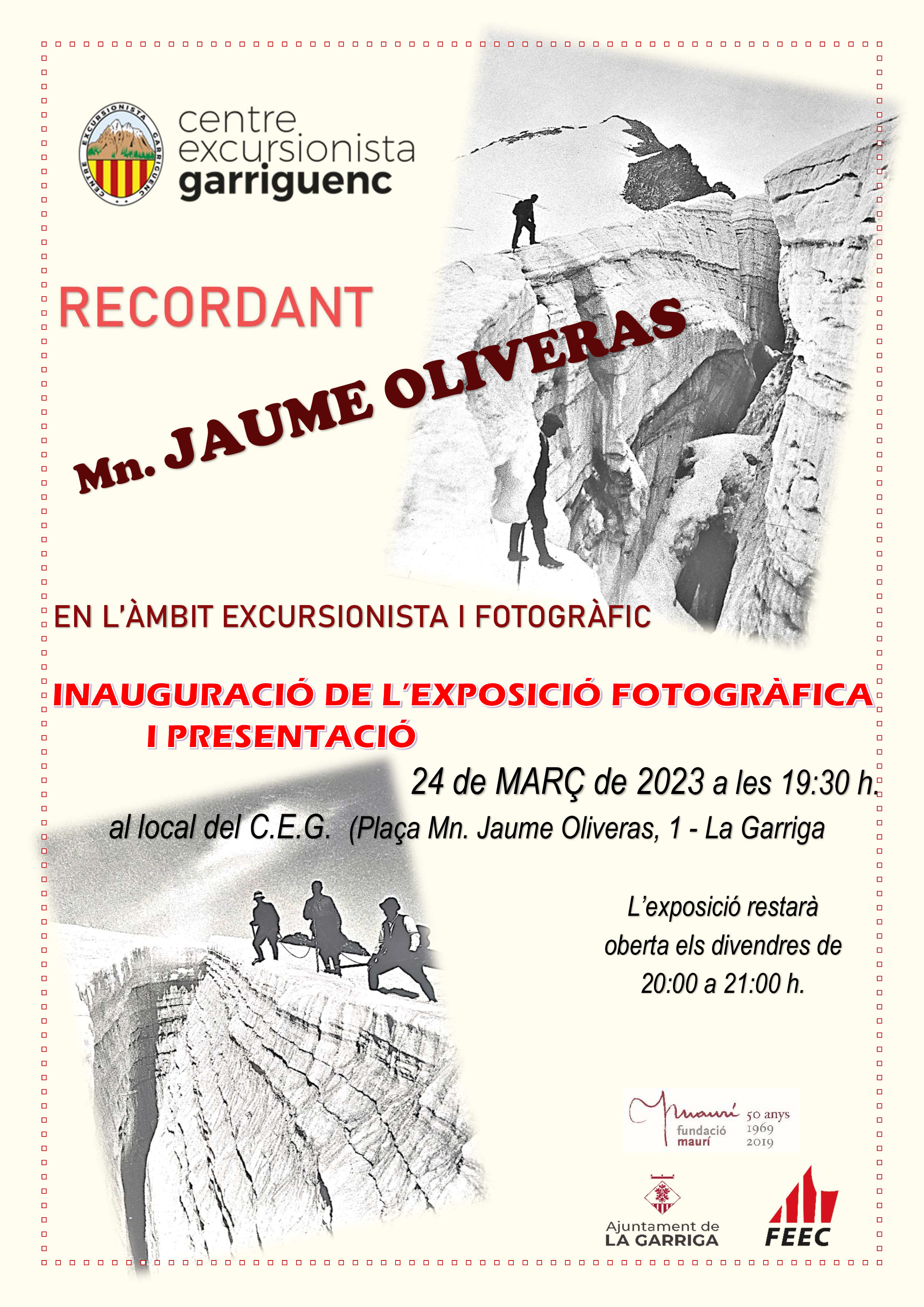Inauguració de l'exposició fotogràfica 