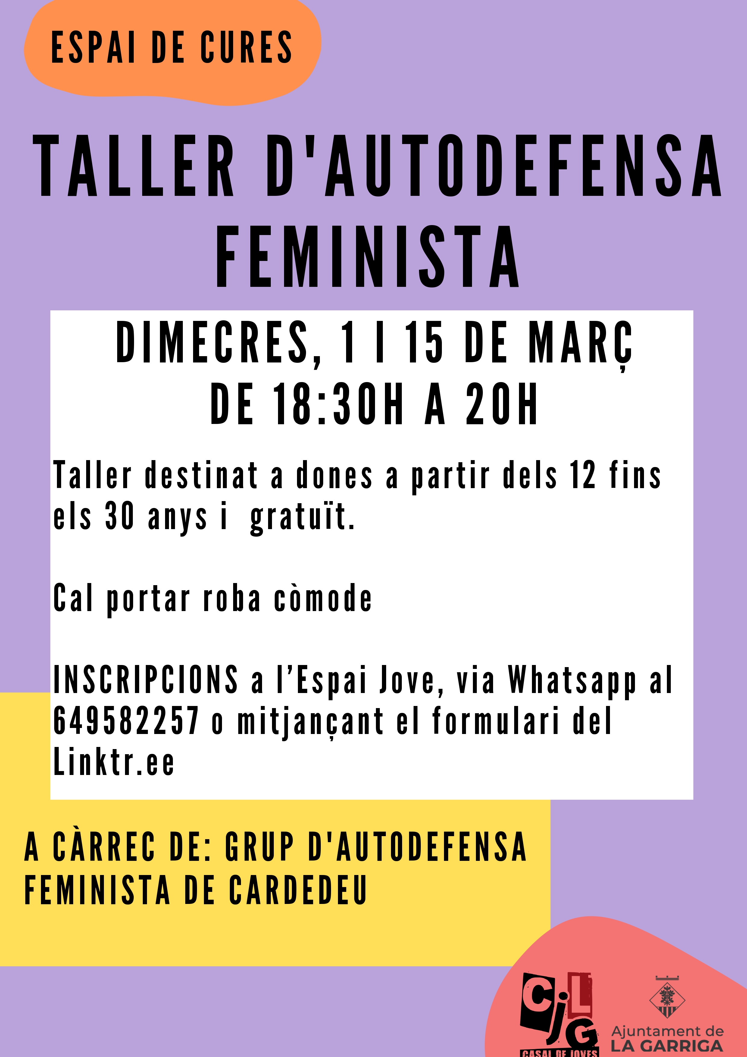 Taller d'autodefensa feminista