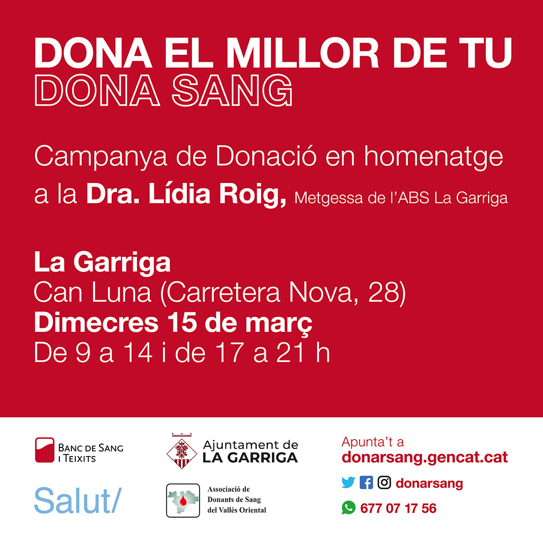 Jornada de donació de sang