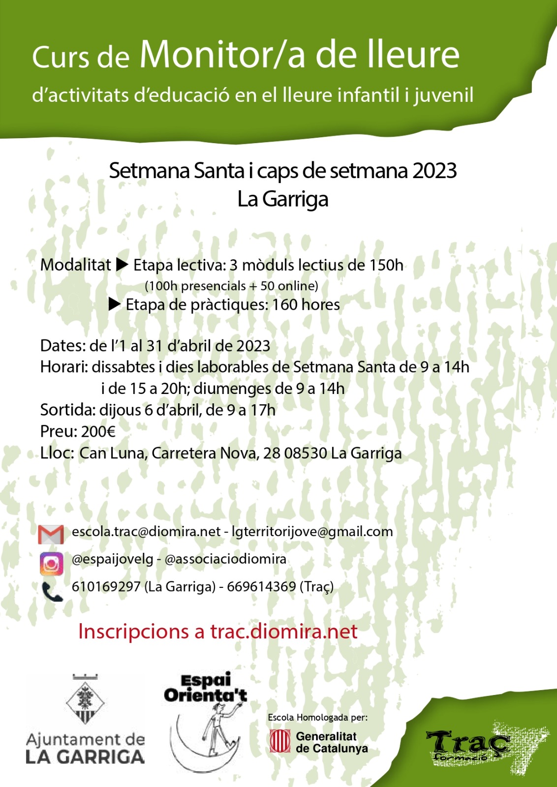 Vols ser monitora de lleure? Apunta't al curs de l'Espai Jove!