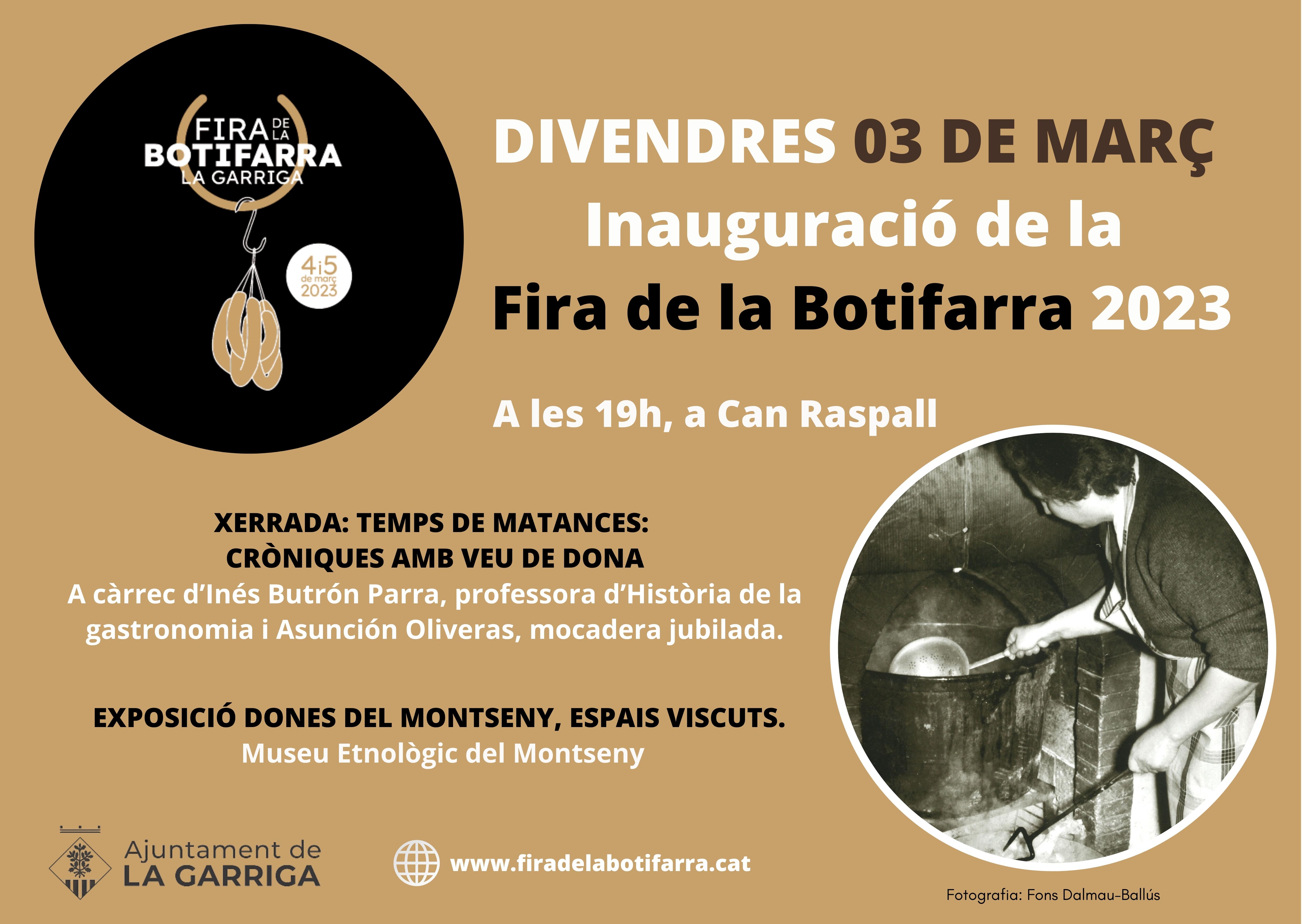 Fira de la Botifarra: Inauguració i xerrada