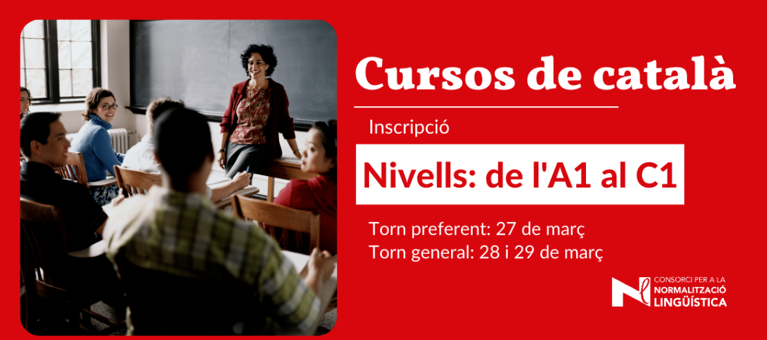 Inscripcions als cursos de català