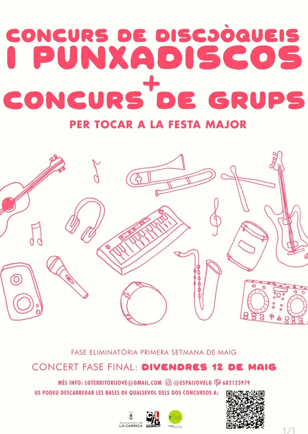 Ja us podeu inscriure als concursos de grups i de DJs per actuar per Festa Major