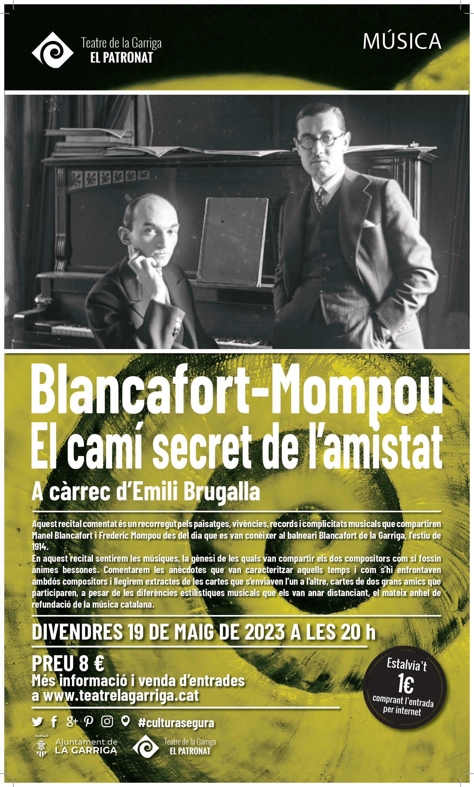 Commemorem Manuel Blancafort en el 125è aniversari del seu naixement 