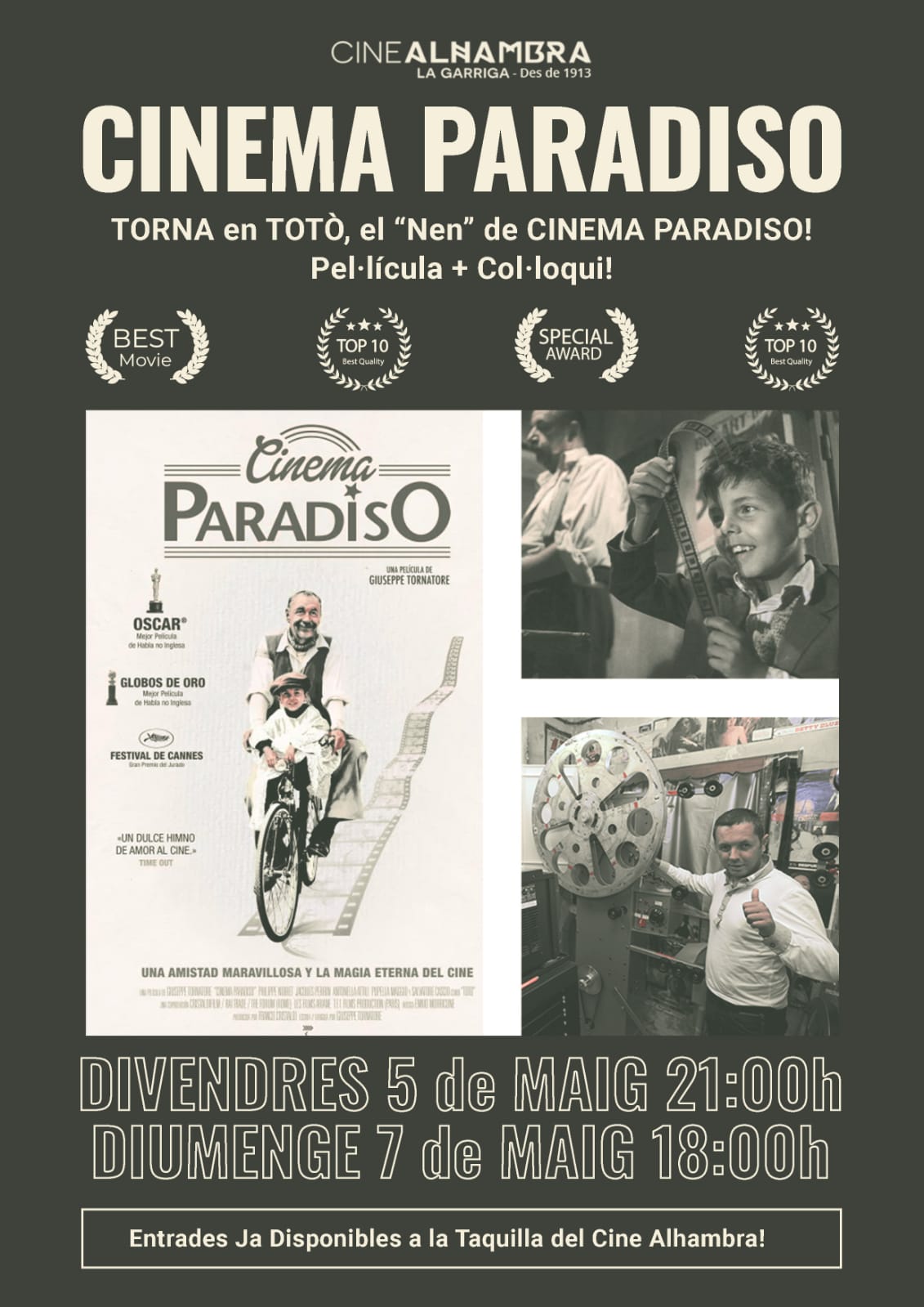 Cinema Paradiso i col·loqui