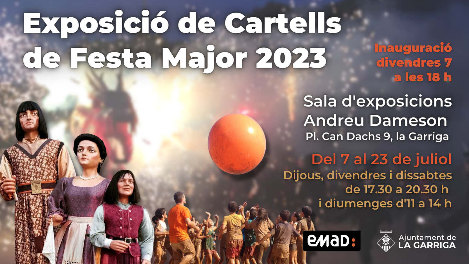 Inauguració de l'exposició de cartells de Festa Major 2023