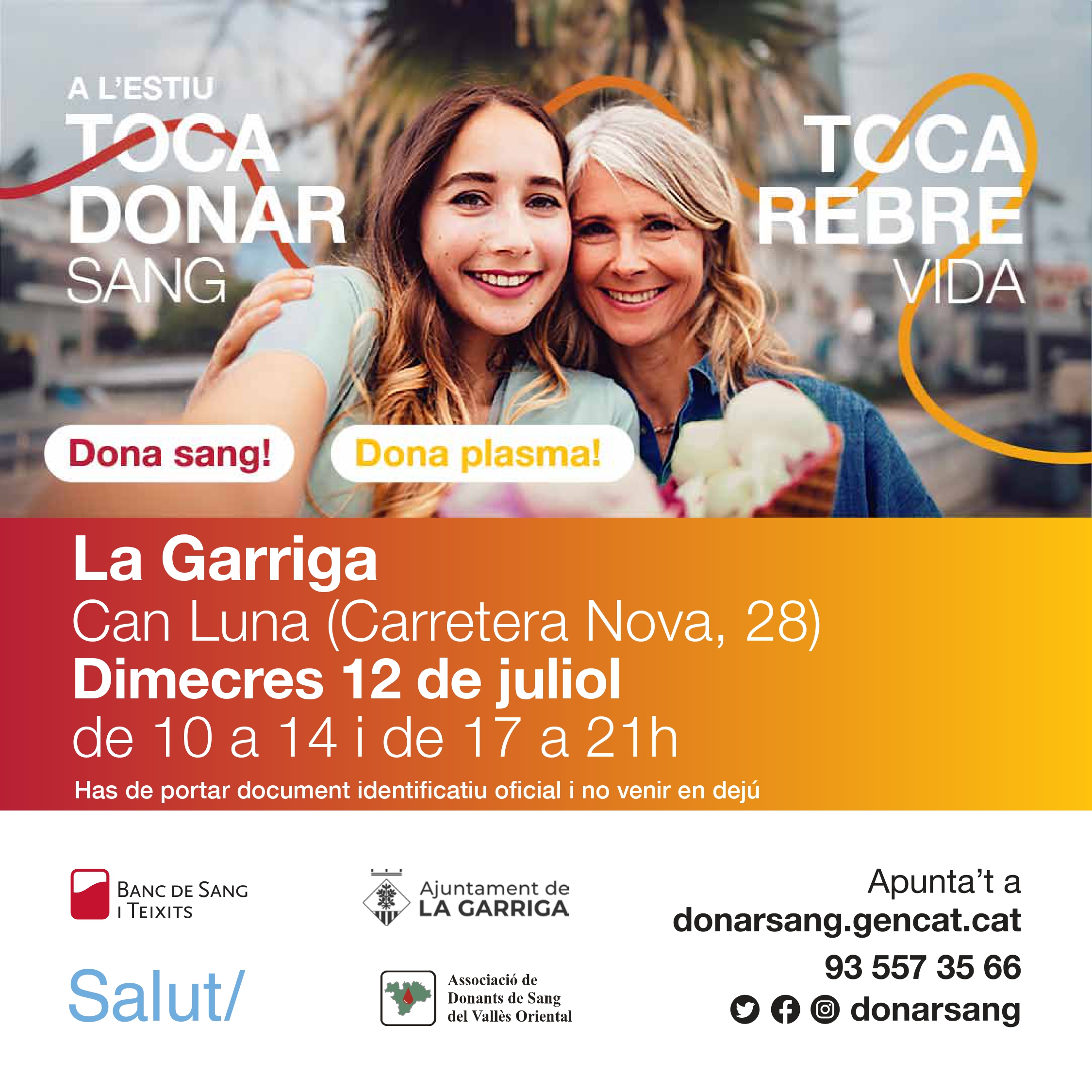 Jornada de donació de sang