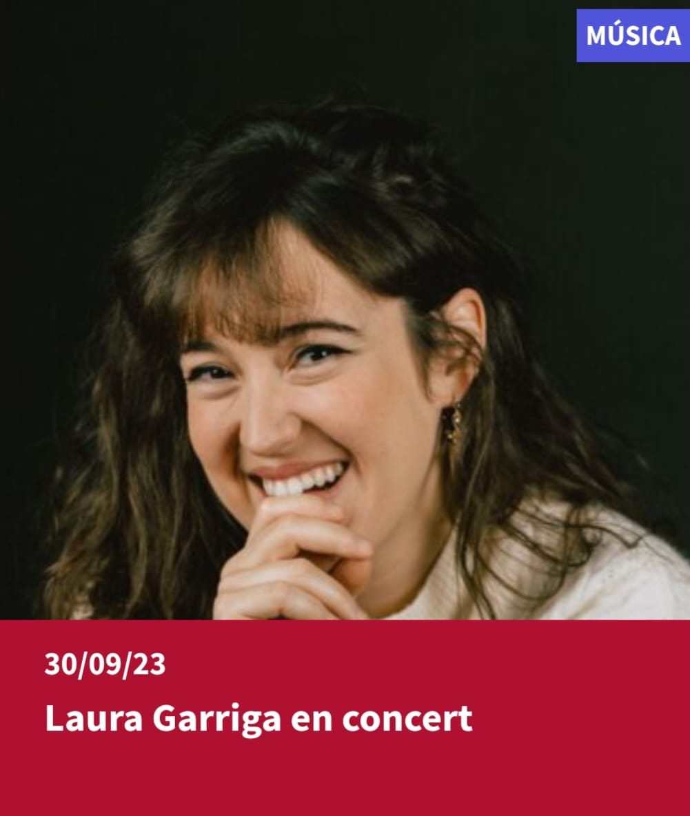 Concert de Laura Garriga al Teatre de la Garriga - El Patronat