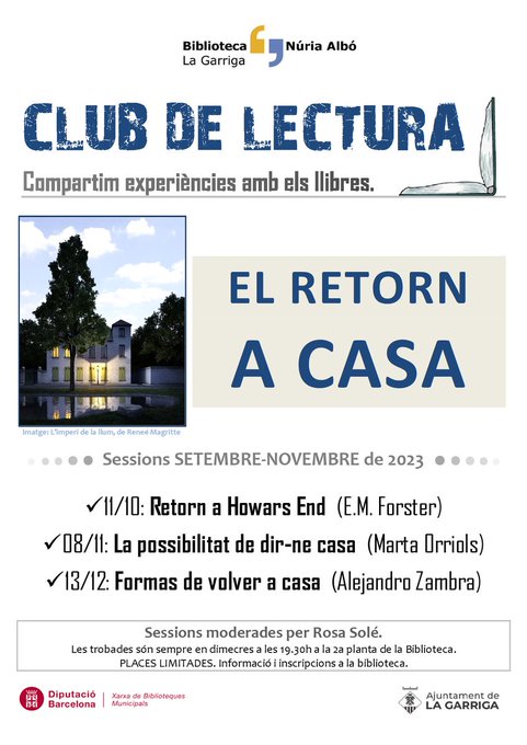 Club de lectura Biblioteca Núria Albó la Garriga