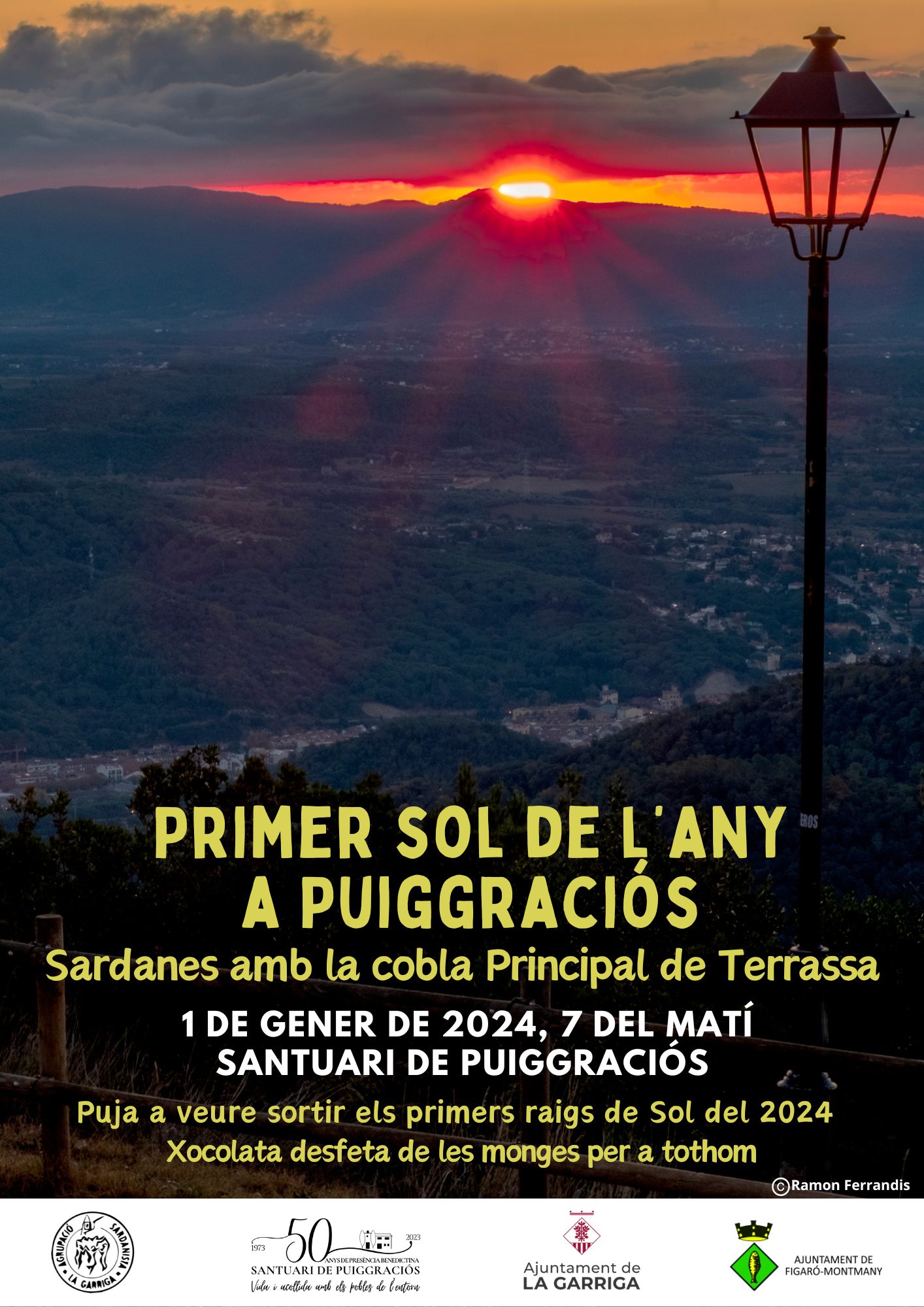 Ballada de sardanes del primer Sol de l'any a Puiggraciós