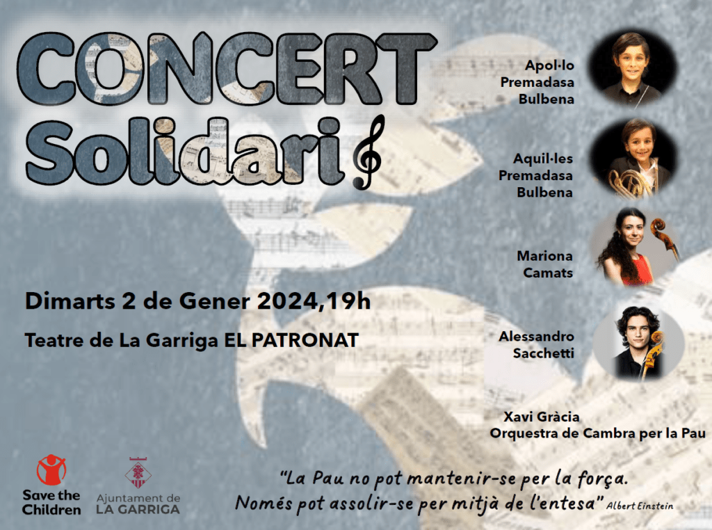 Concert solidari de Cap d'Any dels germans Apol·lo i Aquil·les Premadasa Bulbena