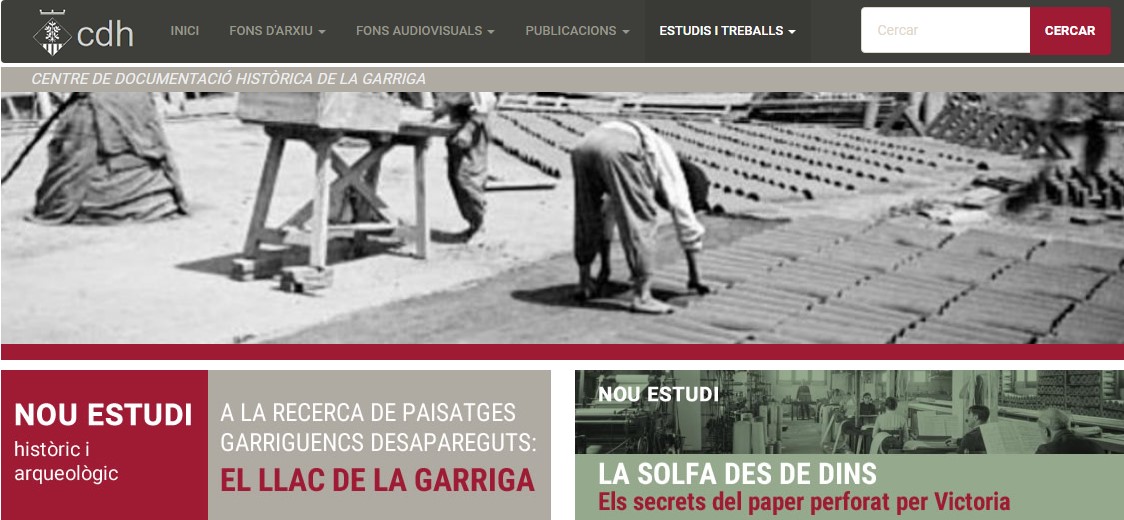 Nous recursos al Centre de Documentació Històrica la Garriga
