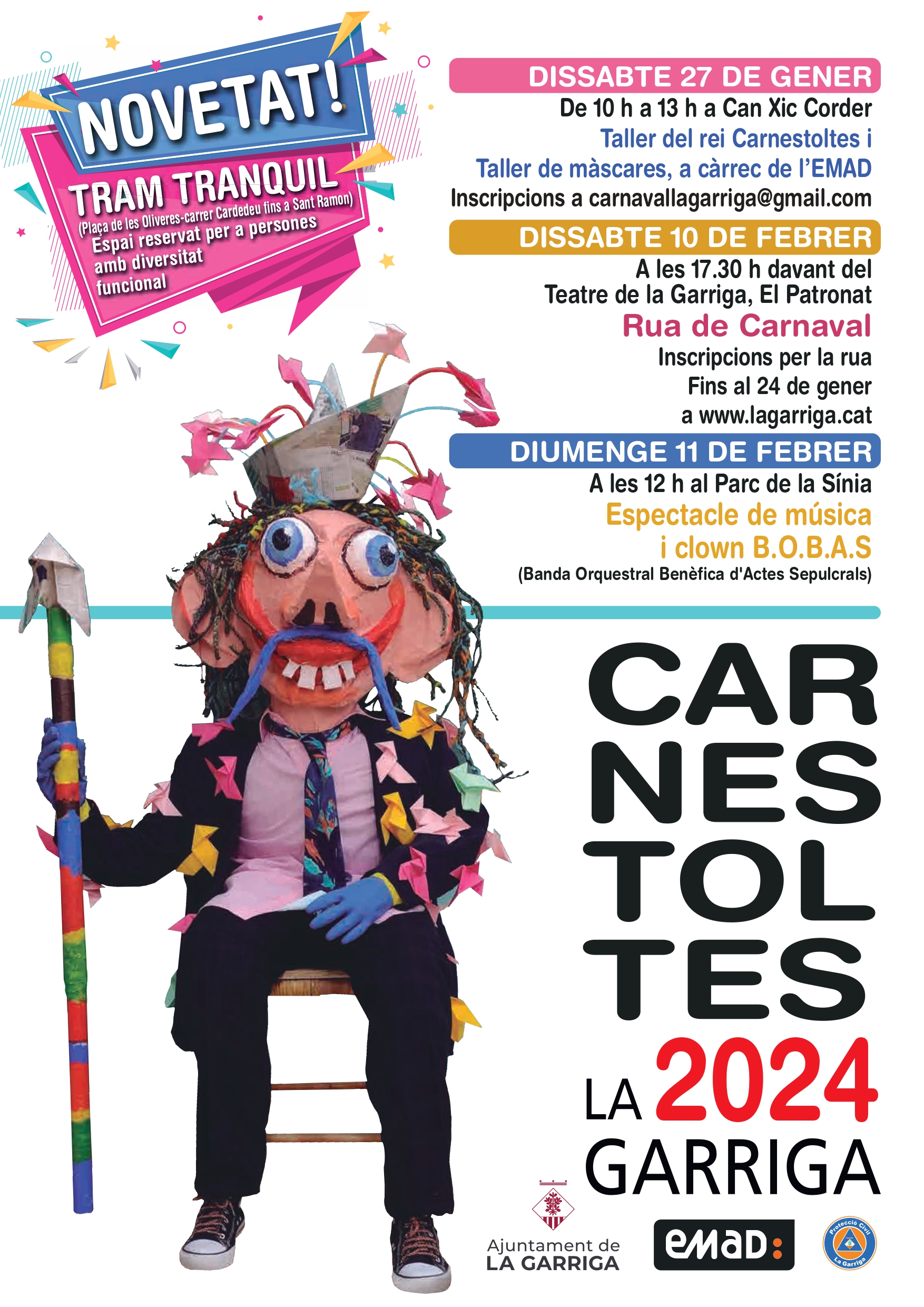 El Rei Carnestoltes pren vida per preparar el Carnaval!