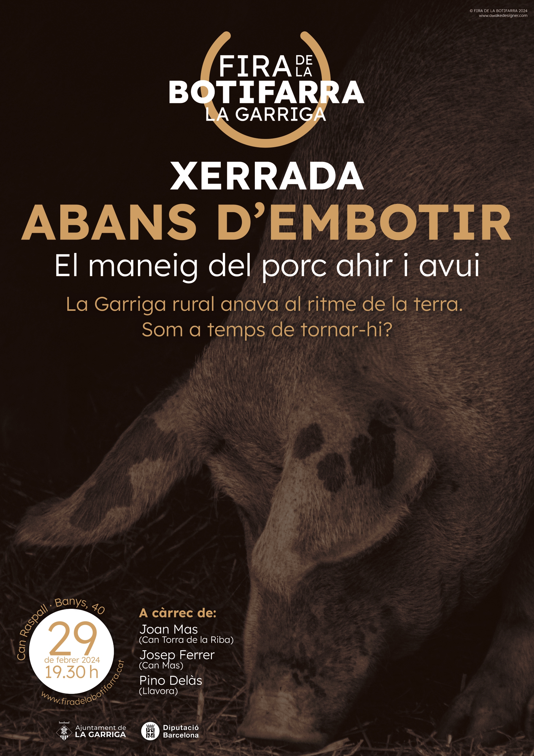 Xerrada sobre el maneig del porc