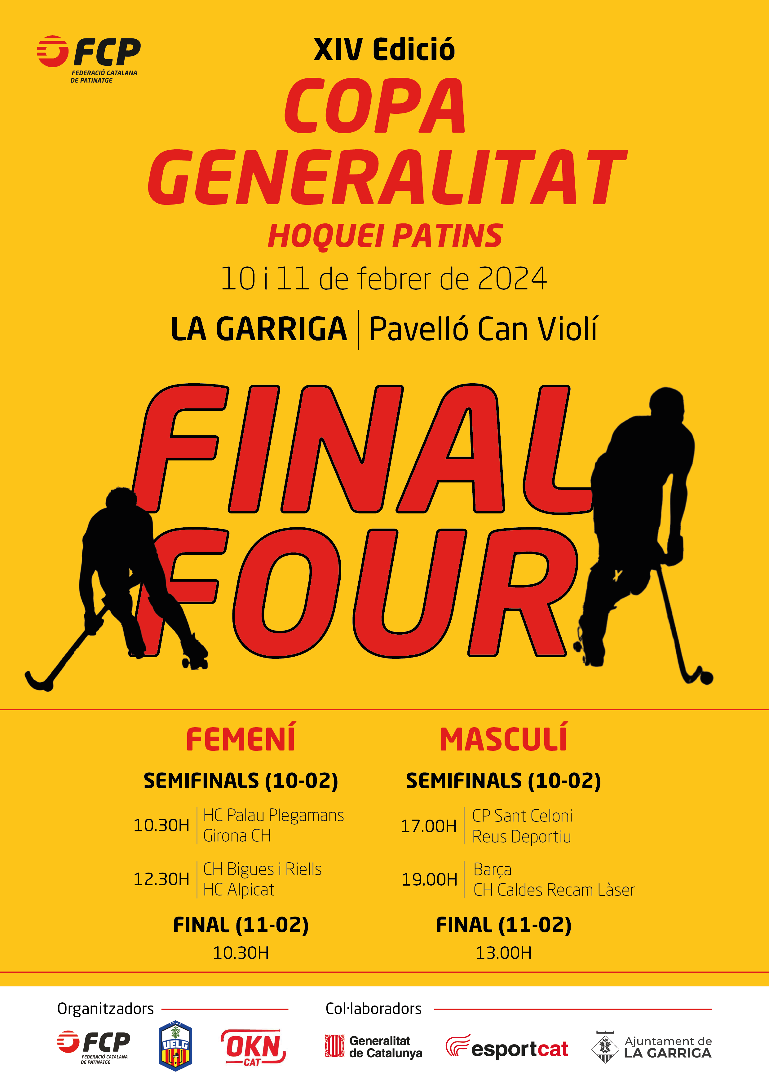 XIV Copa Generalitat femenina i masculina d'hoquei patins