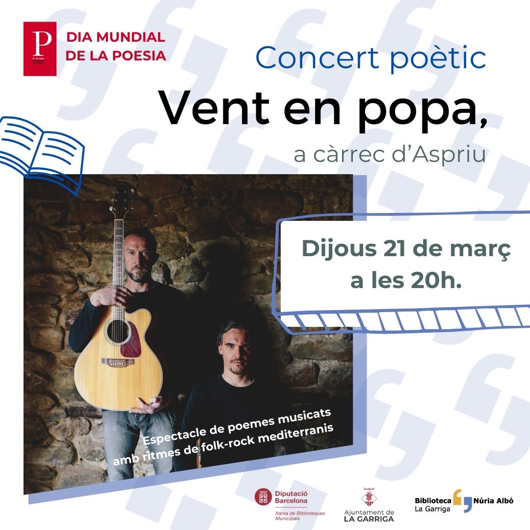 Concert poètic Vent en popa