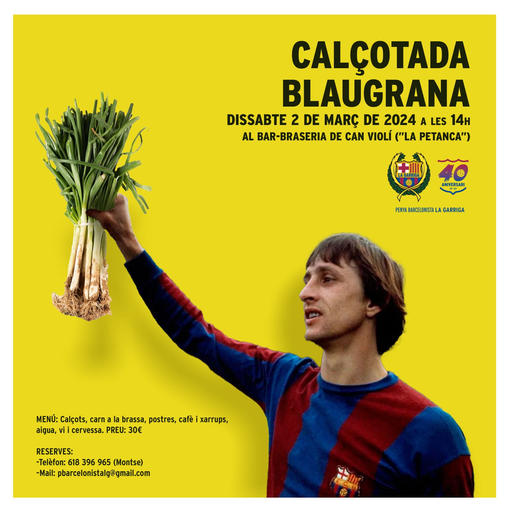 Calçotada blaugrana