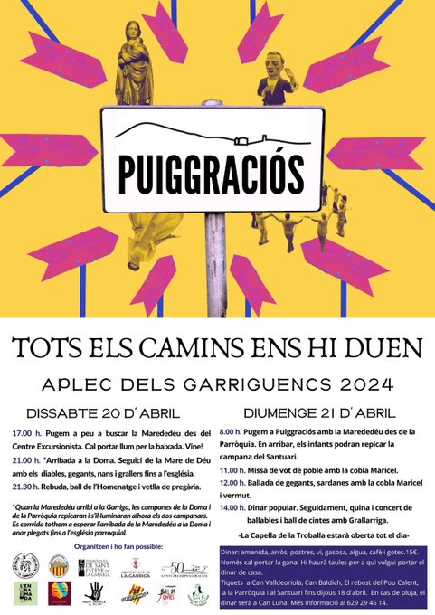 Aquest cap de setmana, torna l'Aplec del Puiggraciós