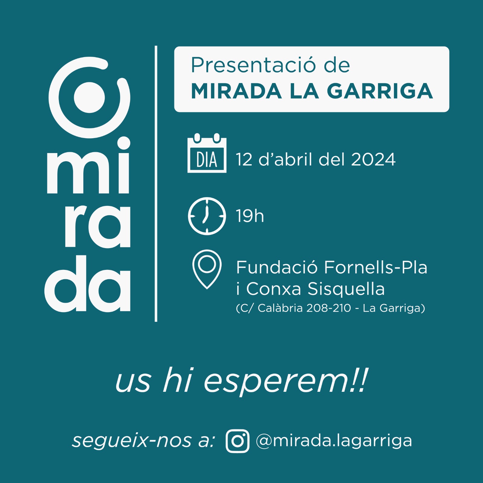 Presentació de Mirada la Garriga