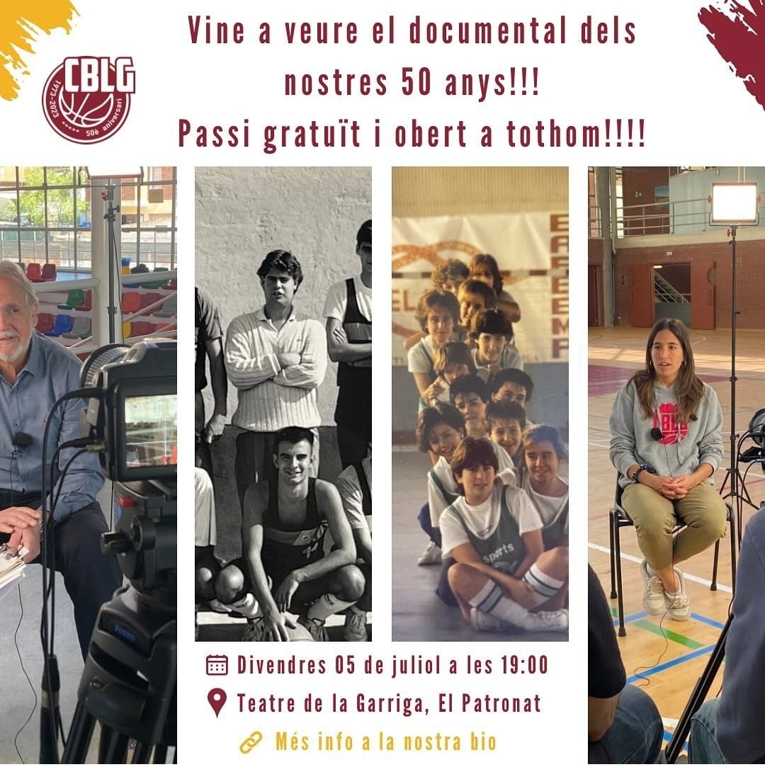 Passi del documental dels 50 anys del Club Bàsquet la Garriga