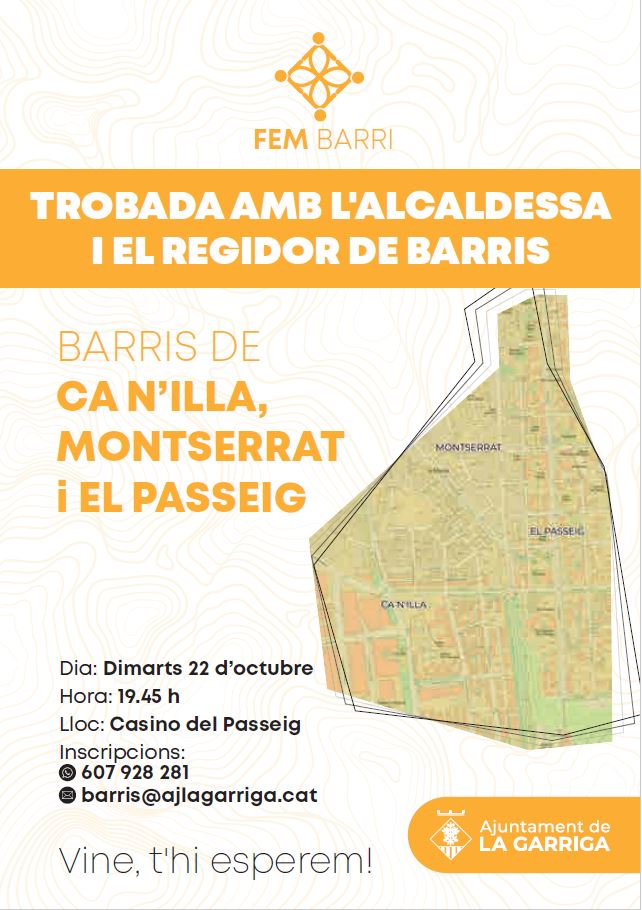 Trobada Fem Barri: Ca n'Illa, Montserrat i el Passeig
