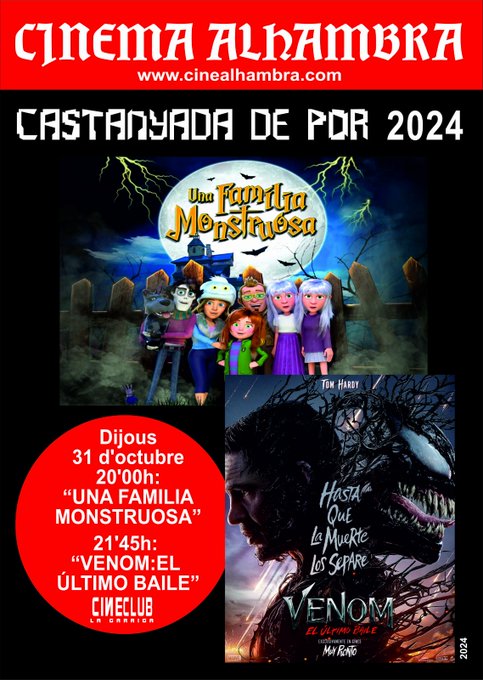 Castanyada de por al Cinema Alhambra