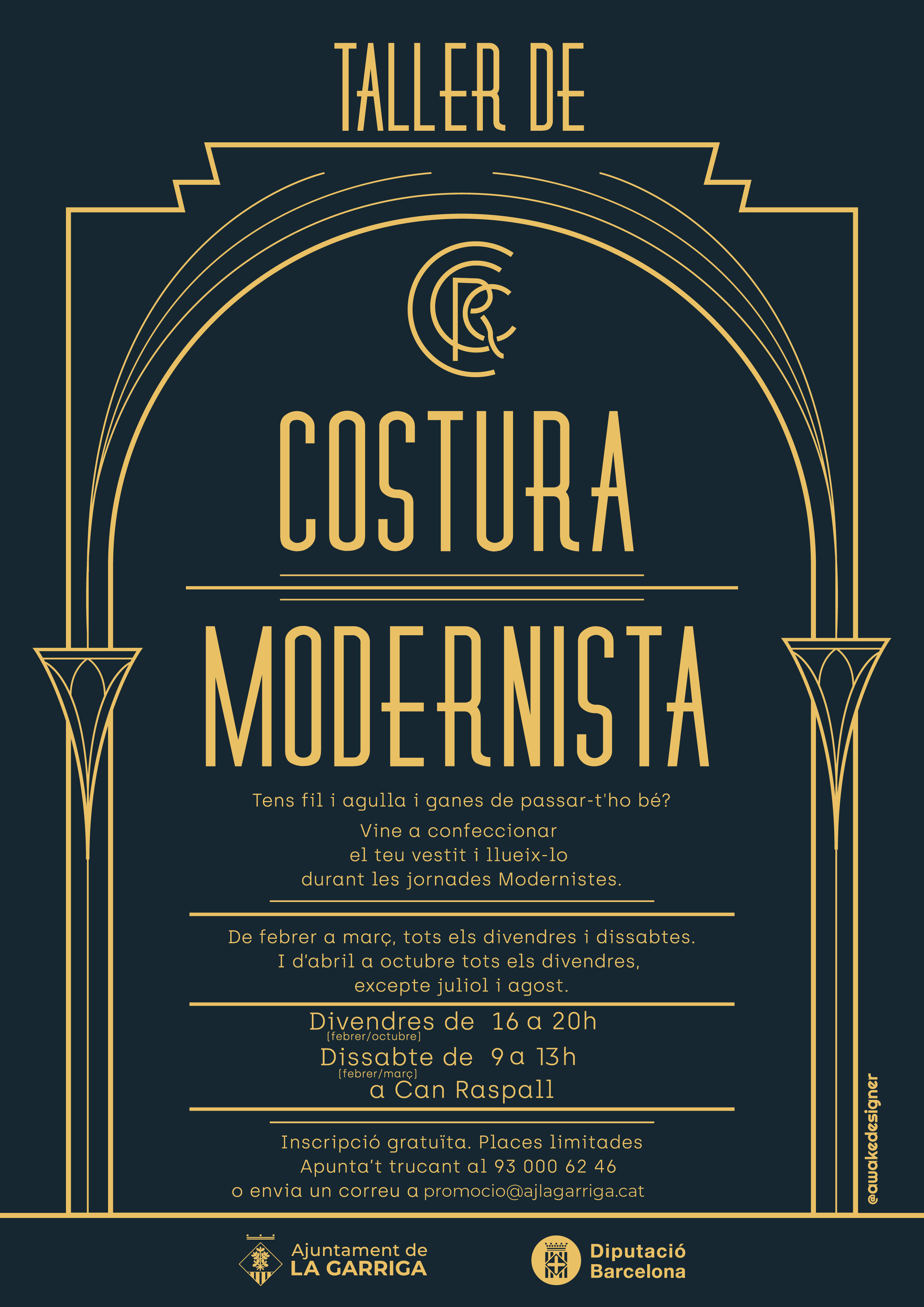 Inici del taller de costura modernista