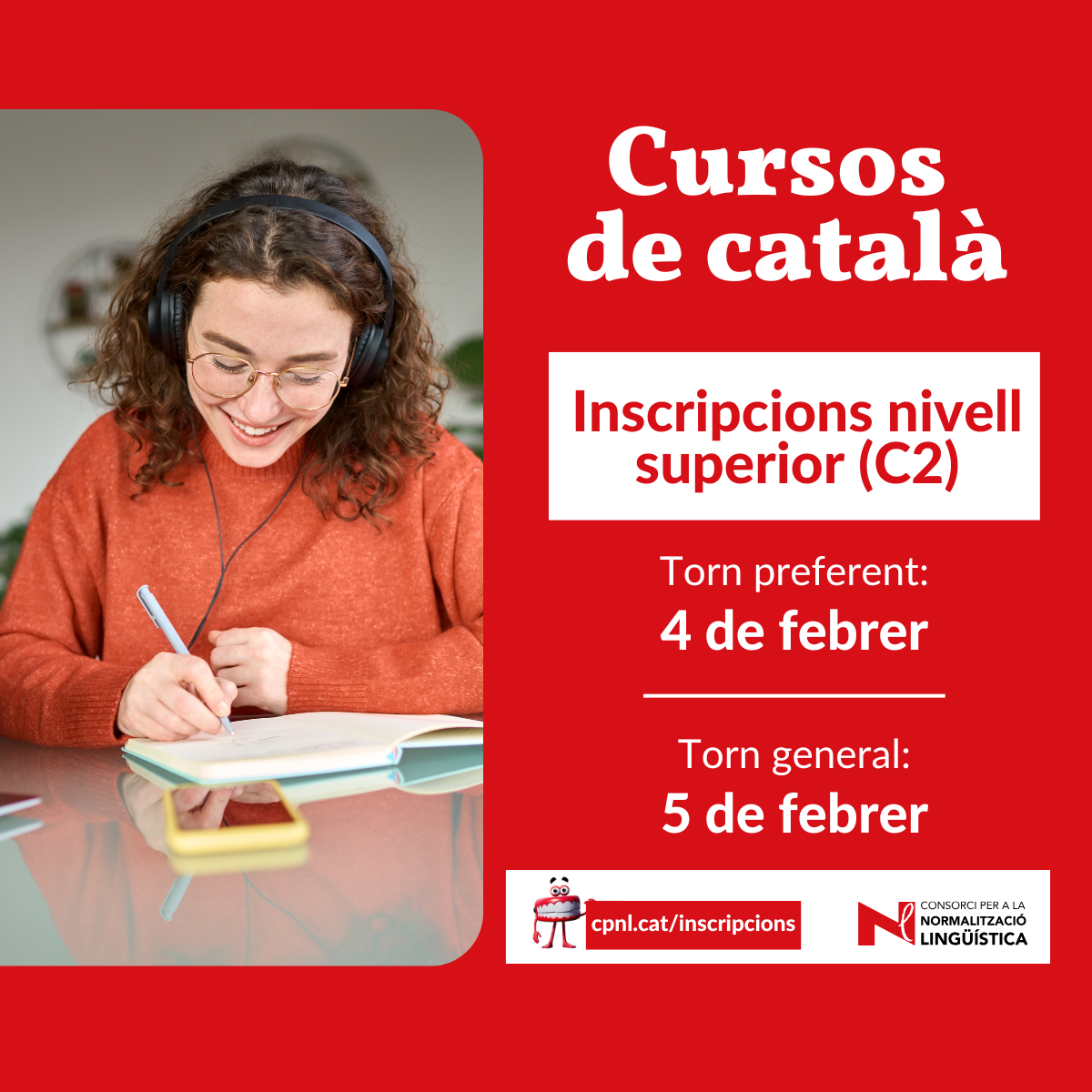 Inscripcions per als cursos de C2 de català