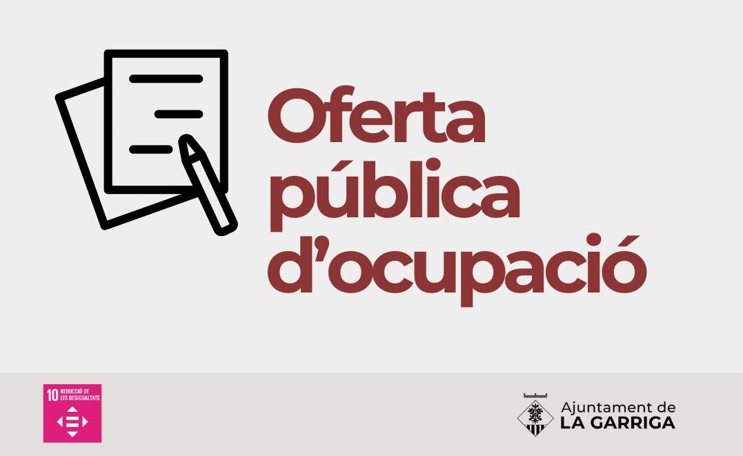 Oferta pública d'ocupació al cos de la Policia Local