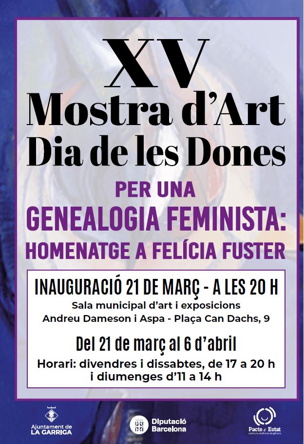 La Mostra d'Art del Dia de les Dones arriba a la 15a edició