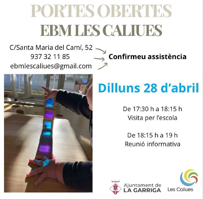 NOVA DATA: Portes obertes a l'EBM Les Caliues