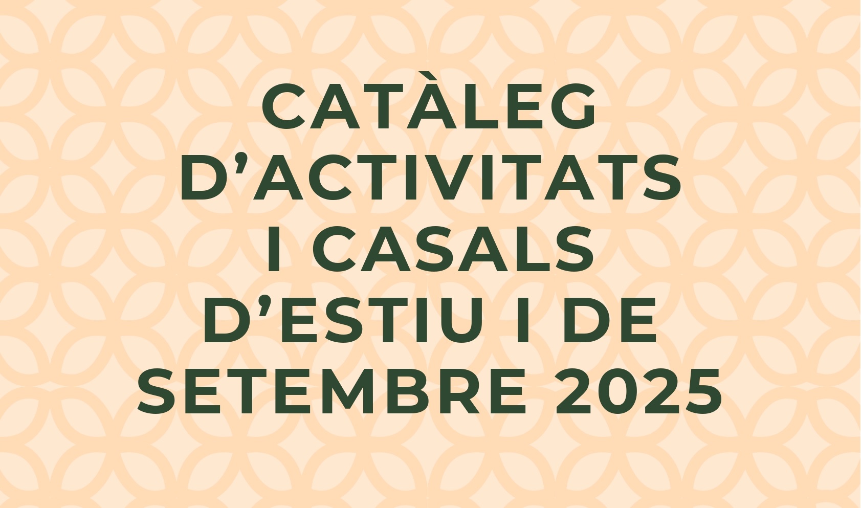 Catàleg dels casals d'estiu