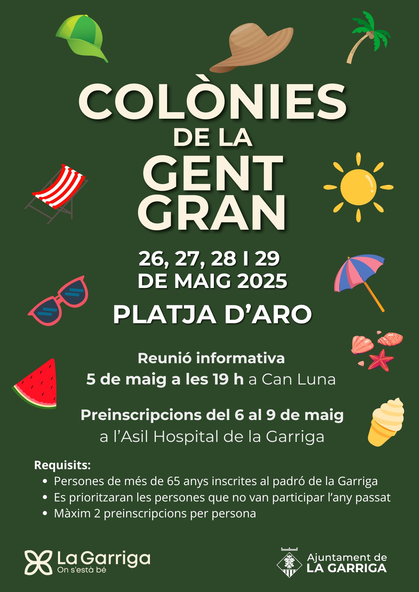 Reunió informativa sobre les colònies de la gent gran