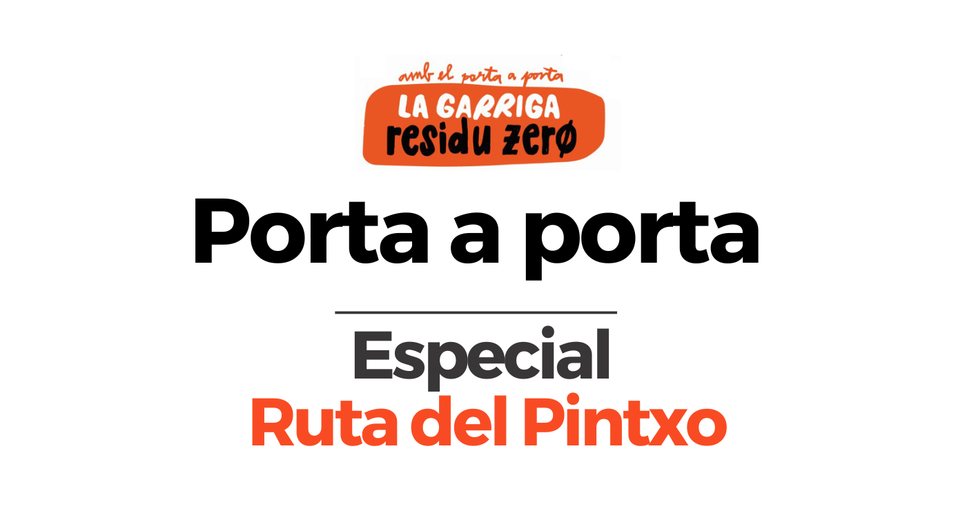 Afectacions a la recollida porta a porta