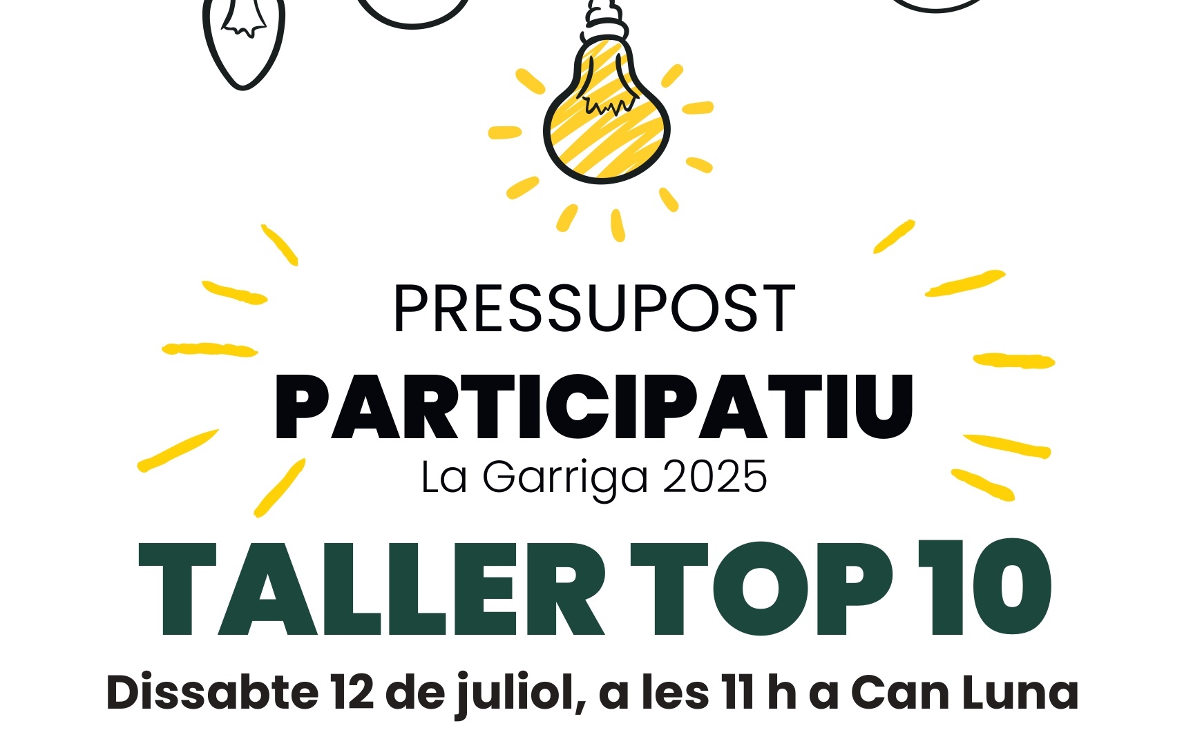 Taller Top10! del Pressupost Participatiu 2025