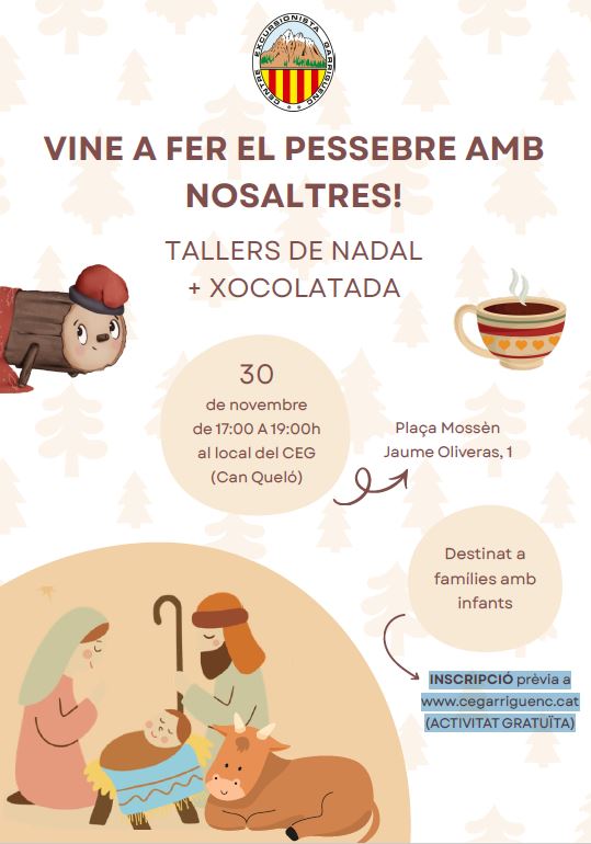 Vine a fer el pessebre amb nosaltres