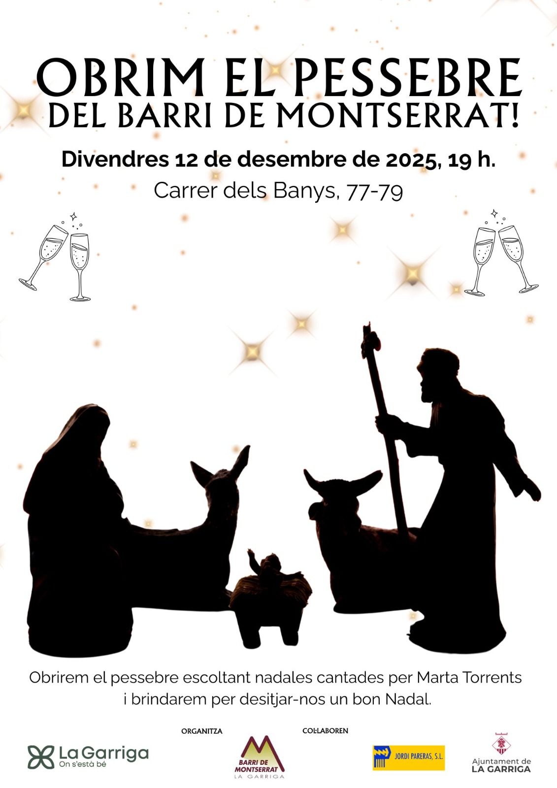 Inauguració del pessebre de Montserrat