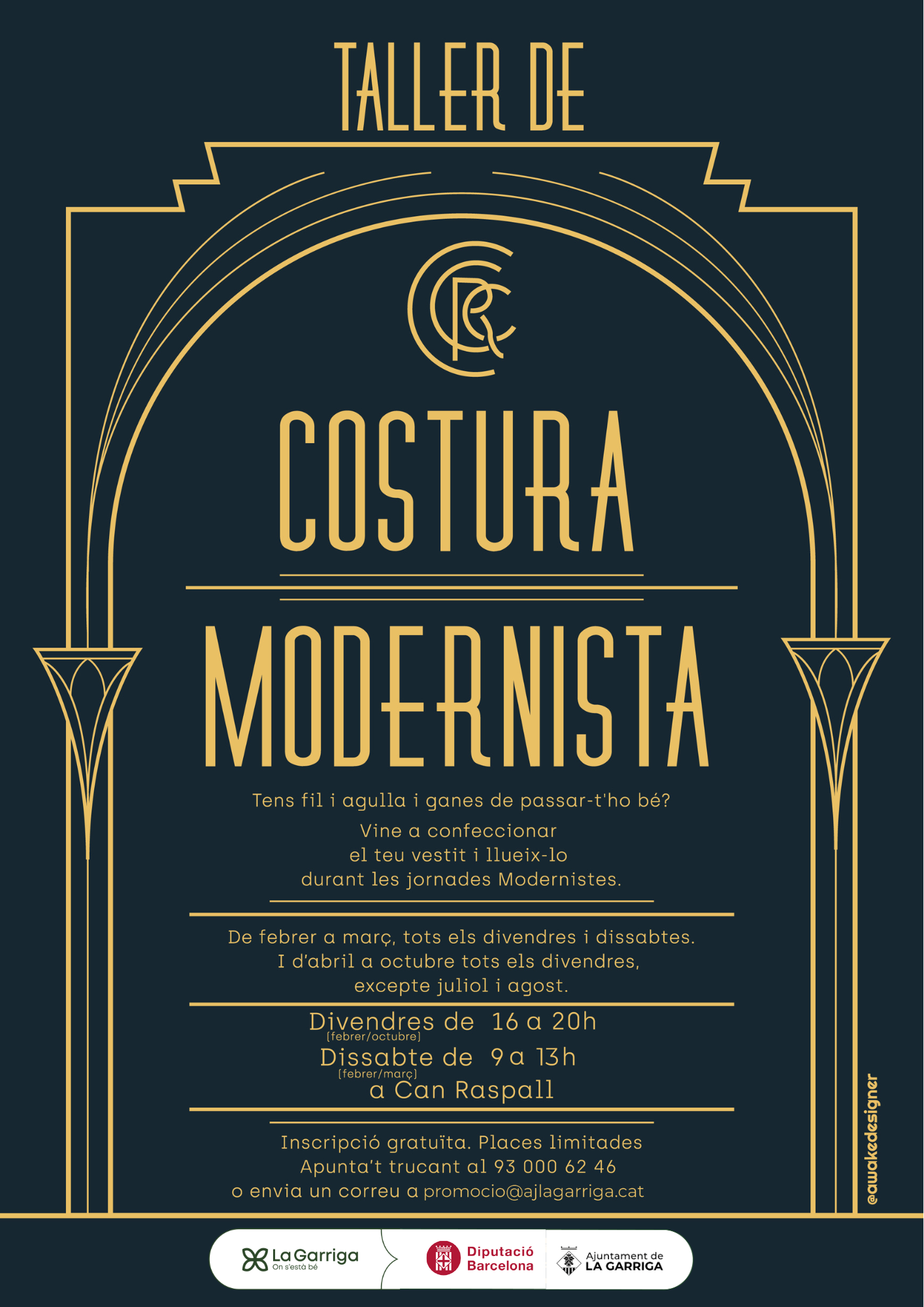 Presentaci&oacute; del taller de costura modernista