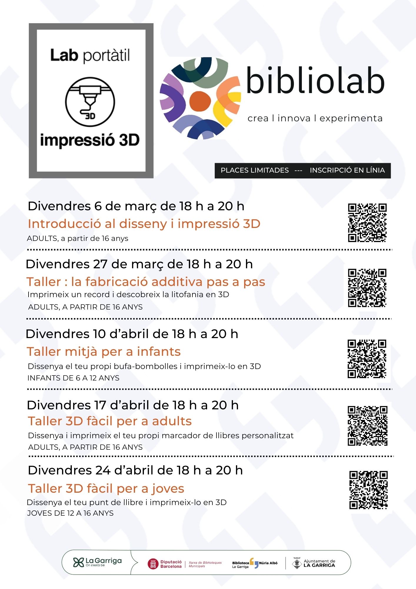 Bibliolabs d'impressi&oacute; 3D