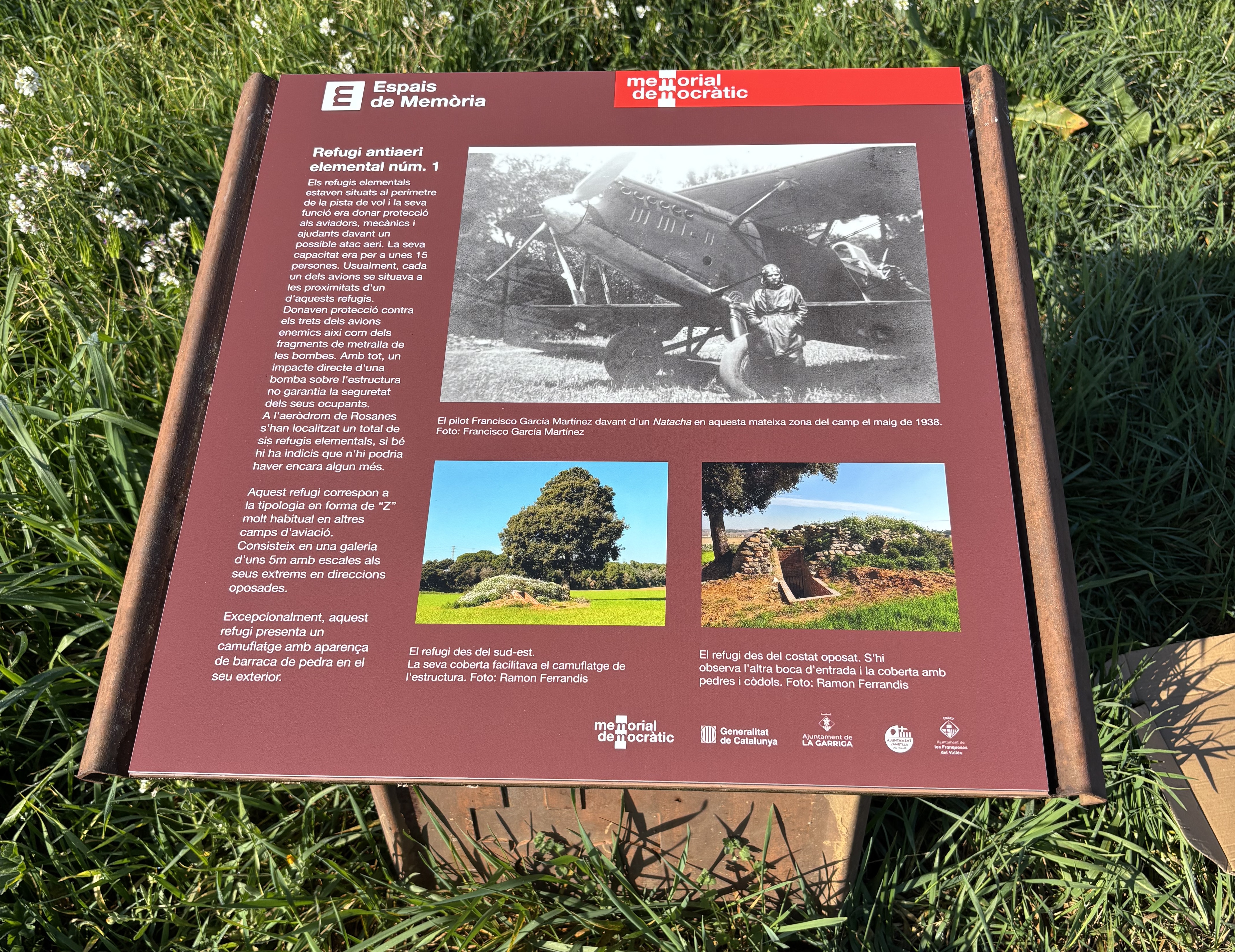 Es renova la senyalitzaci&oacute; del Camp d'Aviaci&oacute; de Rosanes