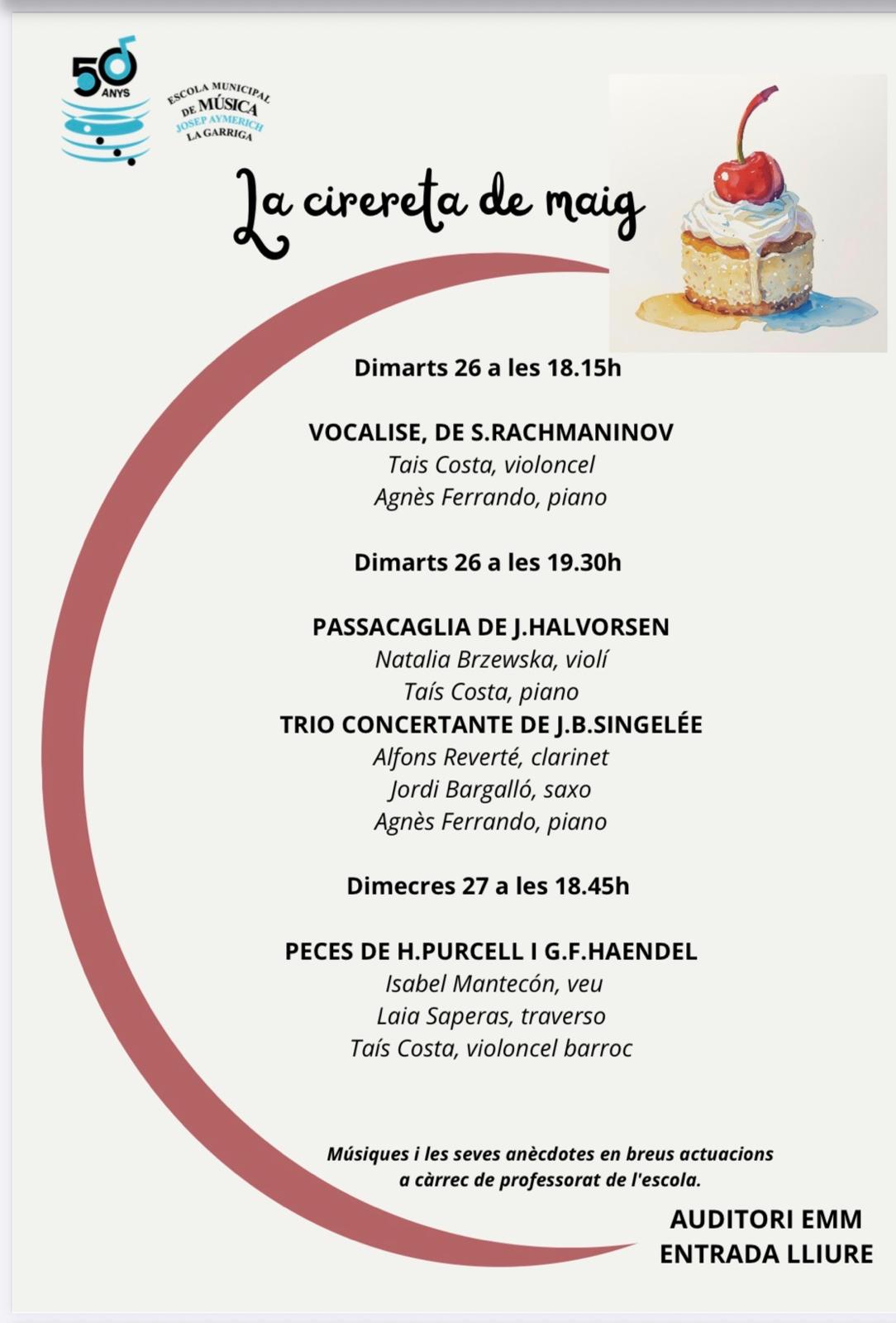 La cirereta de maig: Vocalise