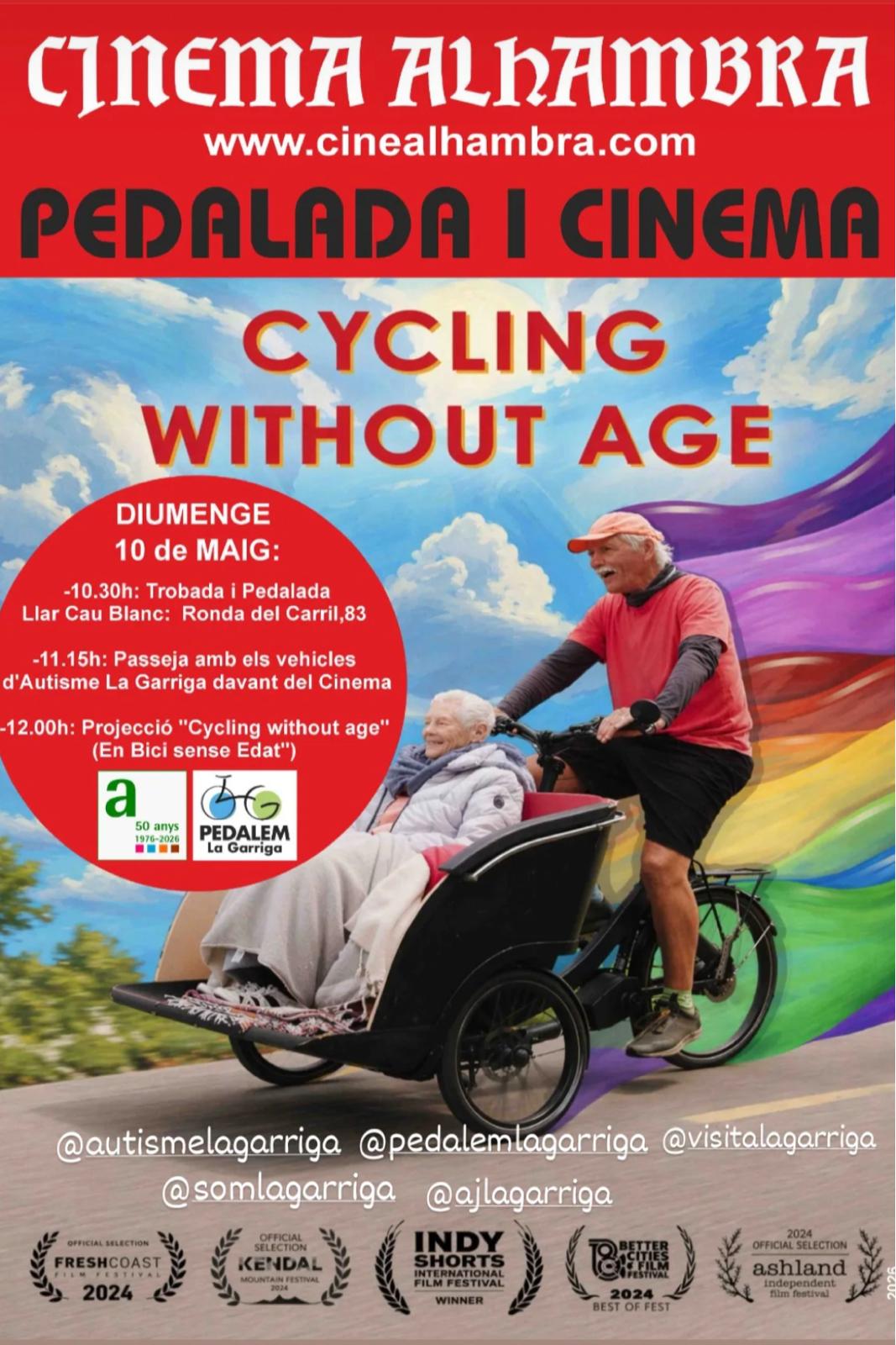 Pedalada i presentaci&oacute; del projecte En Bici Sense Edat