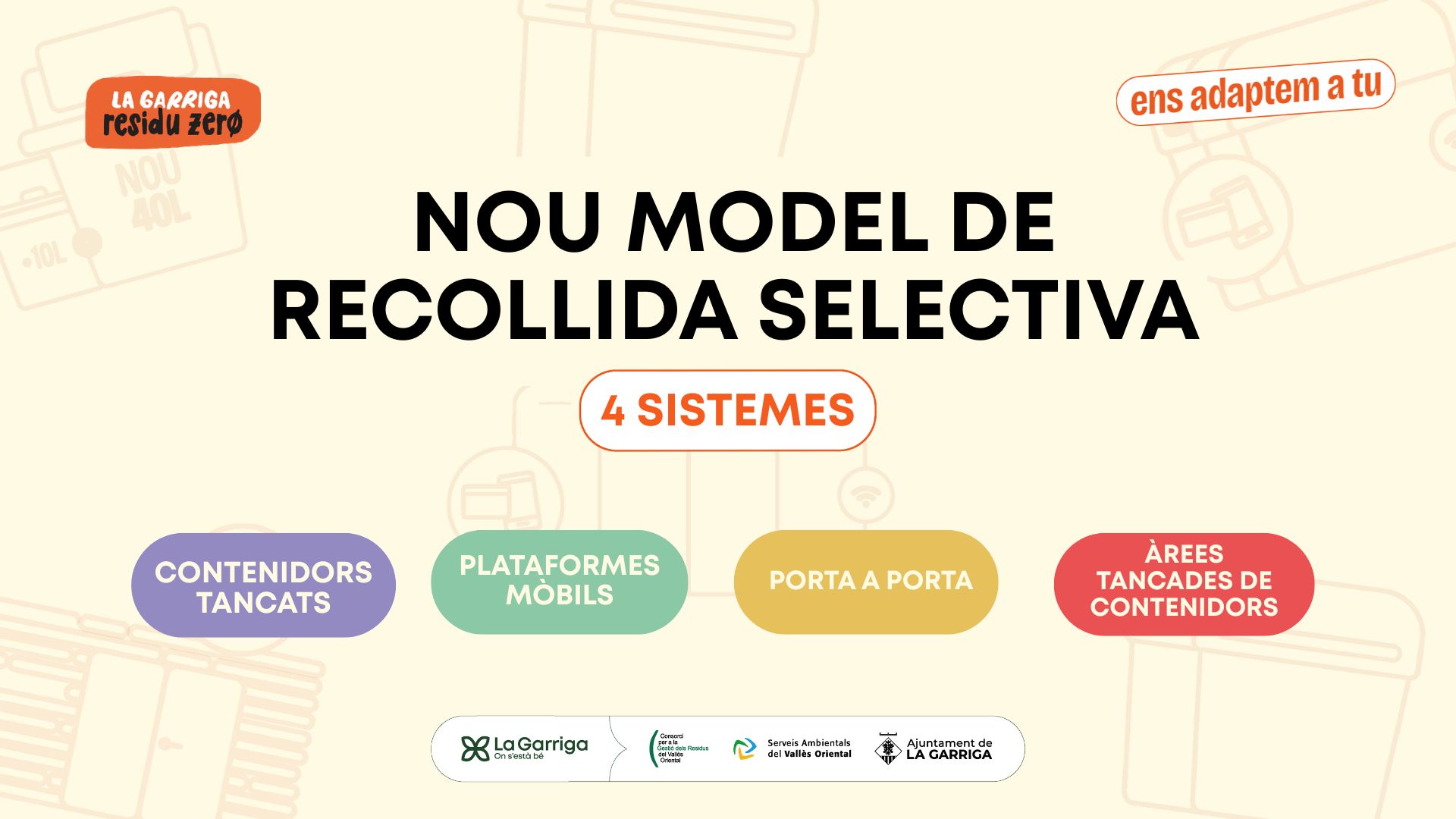Nou model de recollida de residus