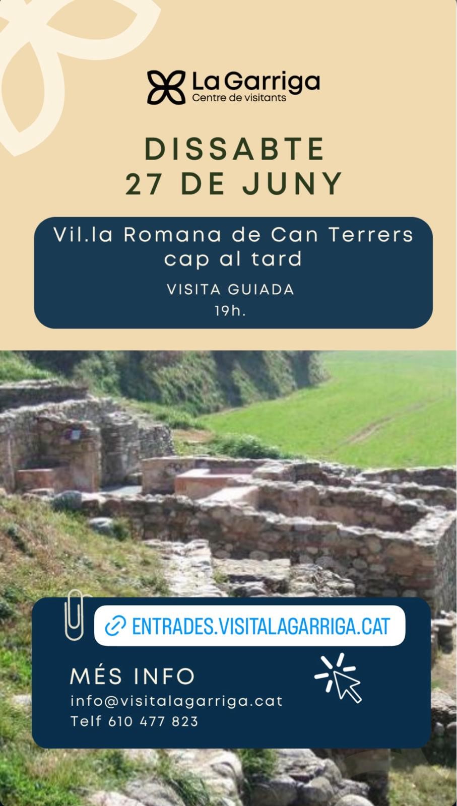 Visita guiada: La vil&middot;la romana de Can Terrers cap al tard