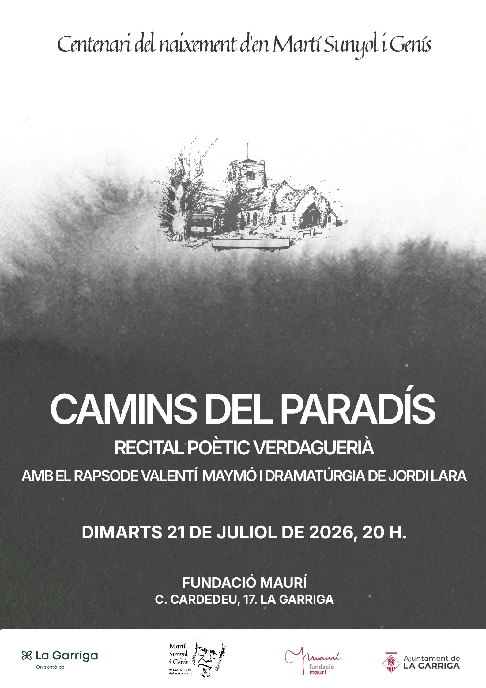 Camins del parad&iacute;s. Poesia de Verdaguer