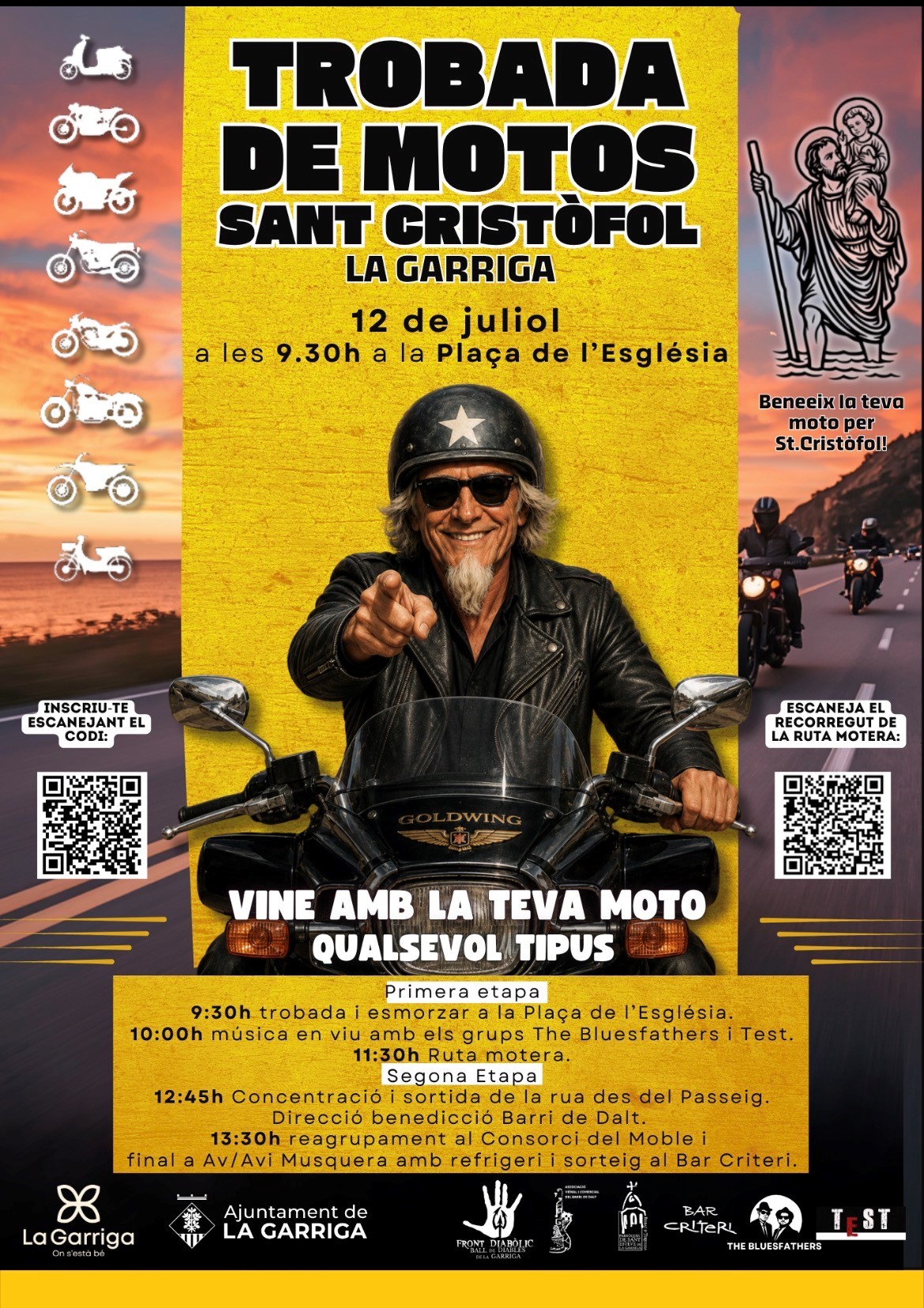 Trobada de motos de Sant Crist&ograve;fol
