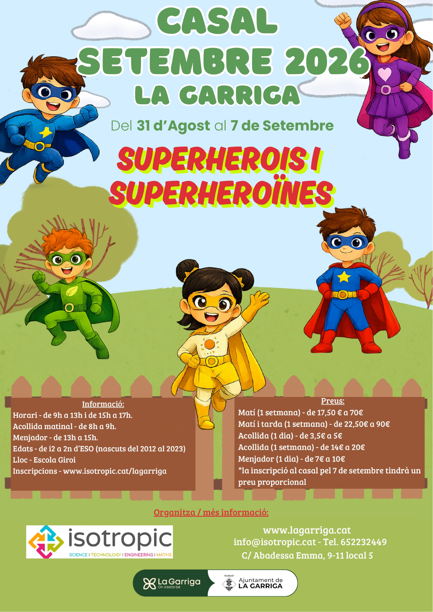 Casal municipal al setembre