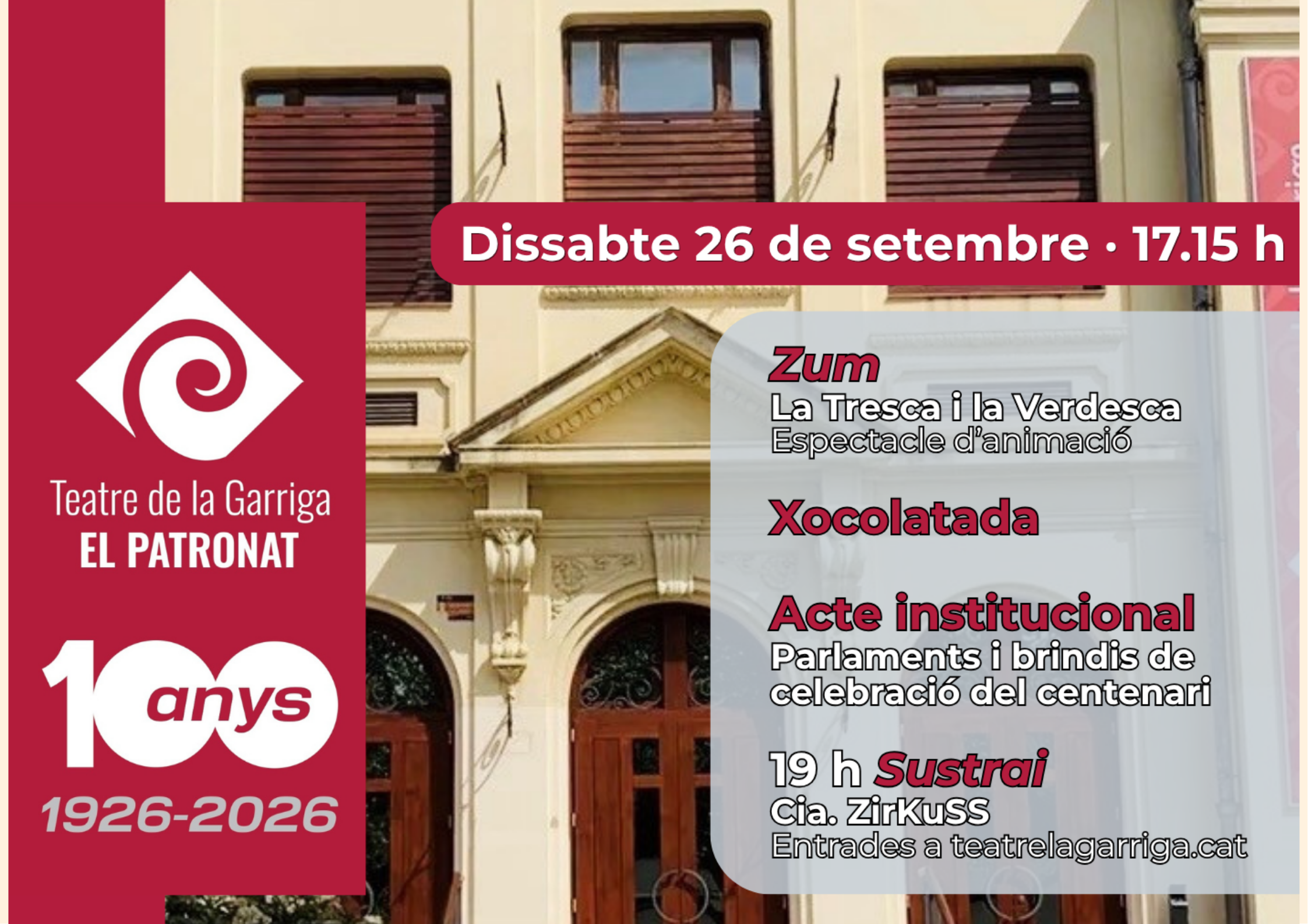 Celebrem els 100 anys del Patronat