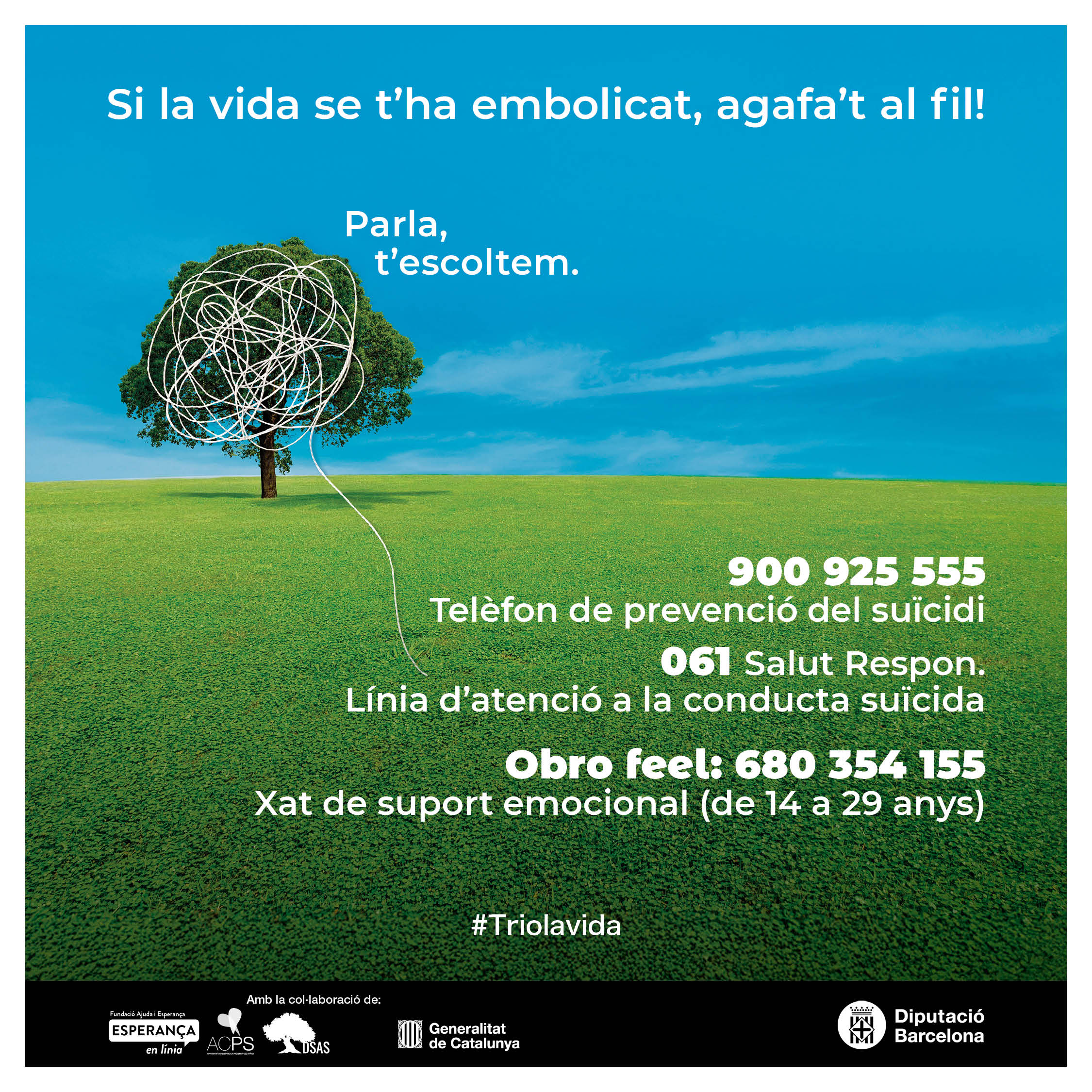 Dia Mundial per a la Prevenci&oacute; del Suïcidi